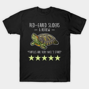 Red-Eared Slider Turtle Review T-Shirt